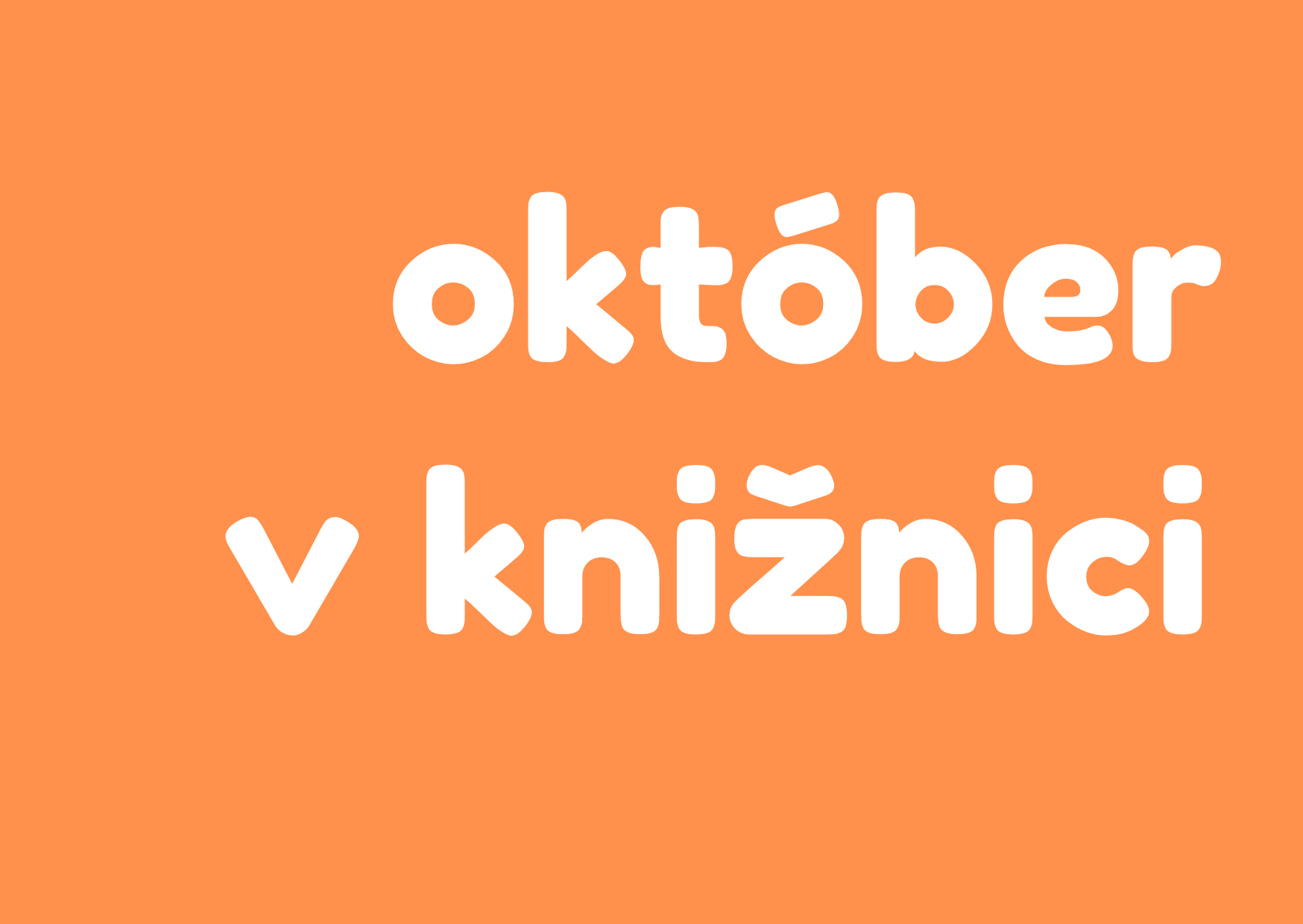 Október v knižnici